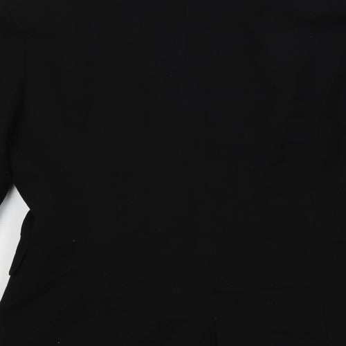 Only Womens Black Jacket Blazer Size 14 Button