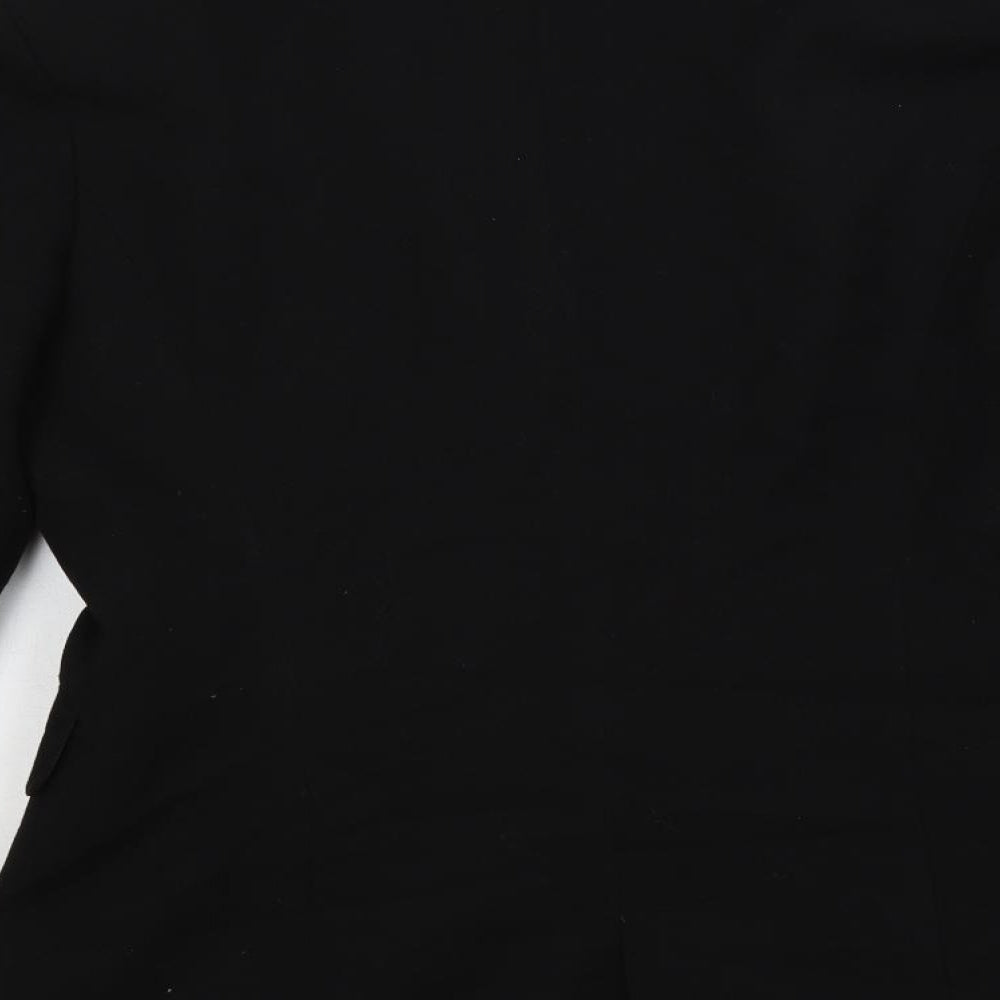 Only Womens Black Jacket Blazer Size 14 Button