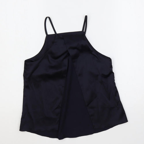 ASOS Womens Blue Polyester Camisole Tank Size 6 Square Neck - Open Back