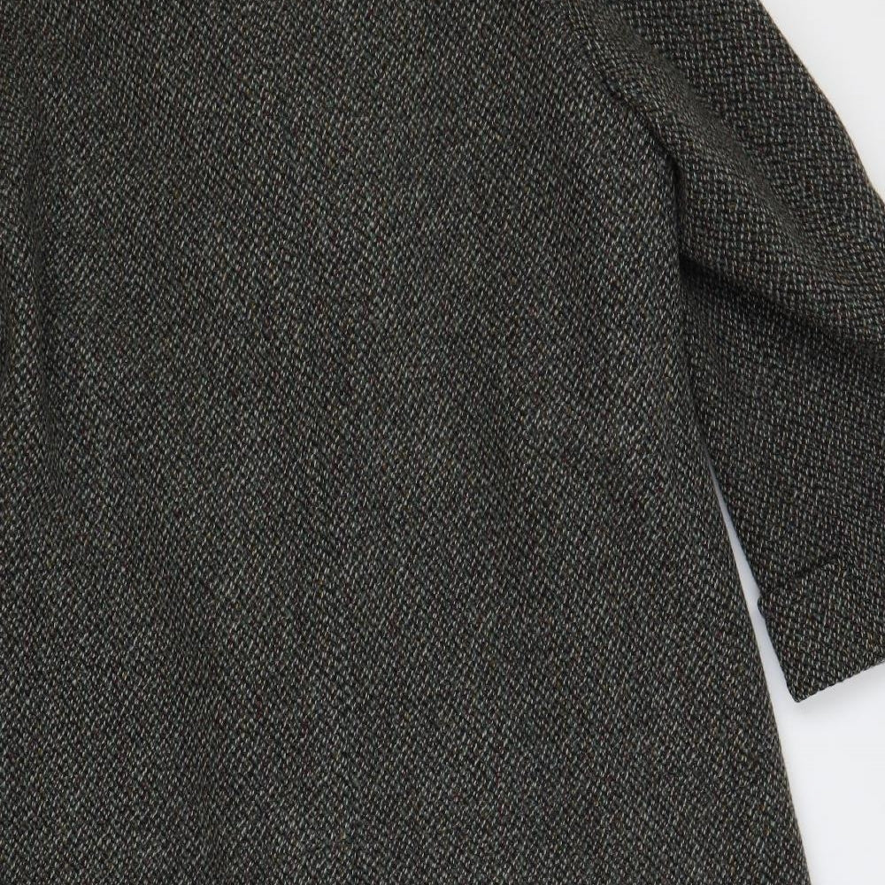 Dunn & Co Womens Green Overcoat Coat Size L Button - Vintage