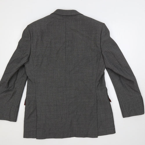 Marks and Spencer Mens Grey Wool Jacket Suit Jacket Size 40 Regular
