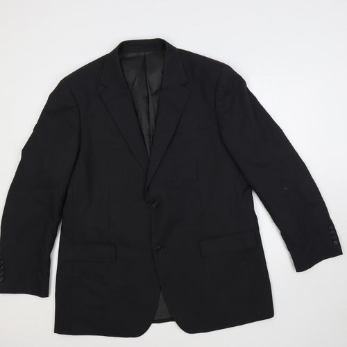 Brook Taverner Mens Grey Wool Jacket Suit Jacket Size 44 Regular