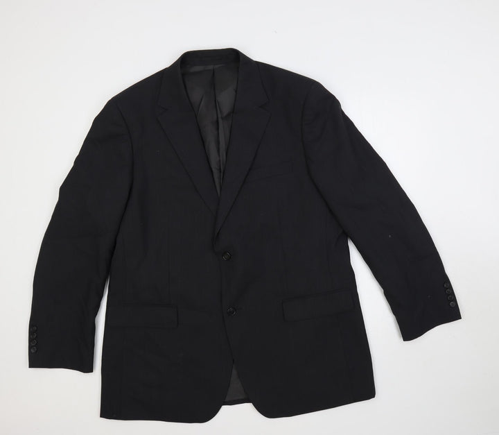 Brook Taverner Mens Grey Wool Jacket Suit Jacket Size 44 Regular