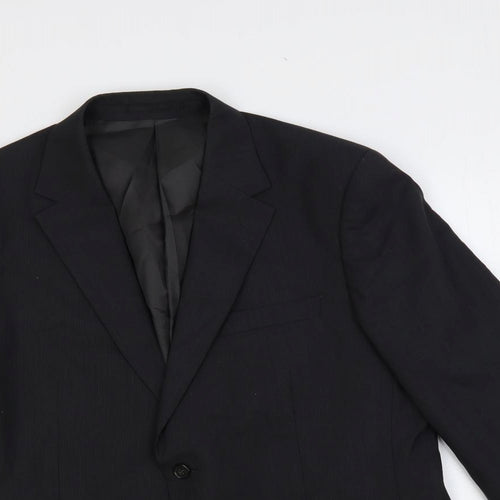 Brook Taverner Mens Grey Wool Jacket Suit Jacket Size 44 Regular