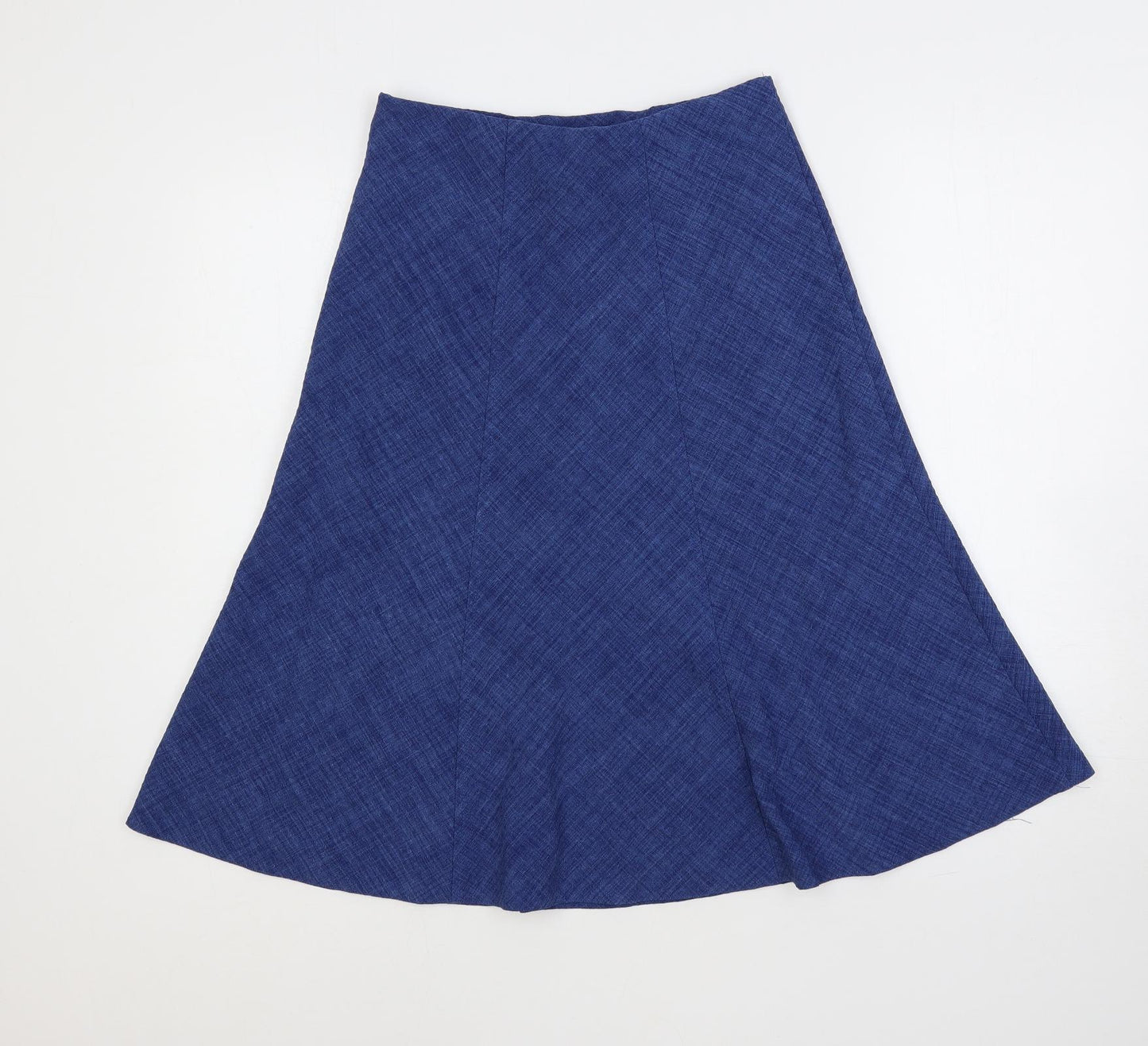 EWM Womens Blue Polyester Bandage Skirt Size 10 - Elastic Waist