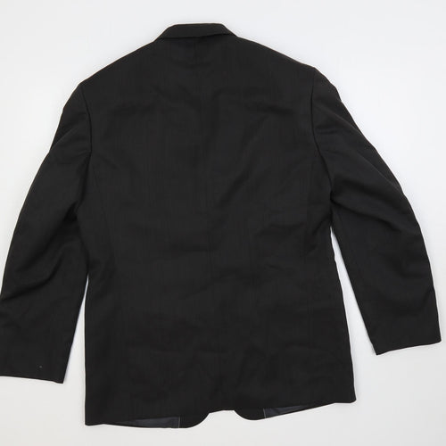 Armando Mens Grey Polyester Jacket Suit Jacket Size 40 Regular