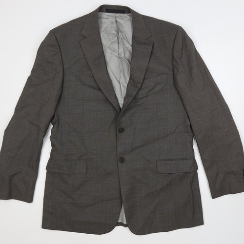 Marks and Spencer Mens Grey Wool Jacket Suit Jacket Size 42 Regular