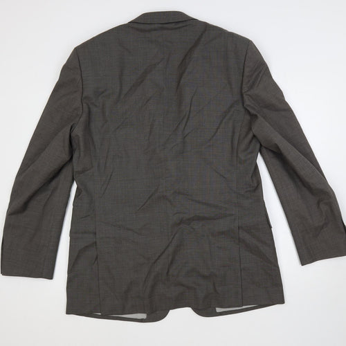 Marks and Spencer Mens Grey Wool Jacket Suit Jacket Size 42 Regular