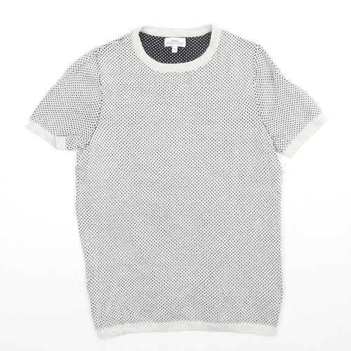 NEXT Mens Grey Cotton T-Shirt Size XS Round Neck