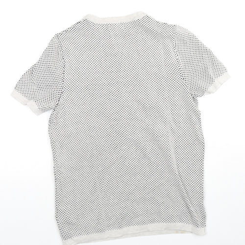 NEXT Mens Grey Cotton T-Shirt Size XS Round Neck