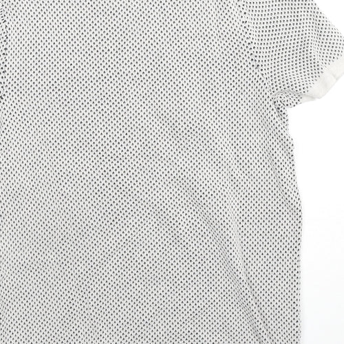 NEXT Mens Grey Cotton T-Shirt Size XS Round Neck