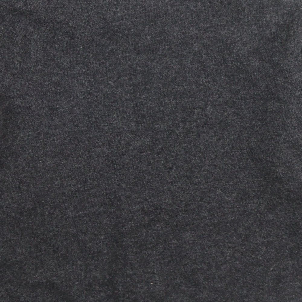 LPGA Mens Grey Round Neck Argyle/Diamond Wool Pullover Jumper Size S Long Sleeve