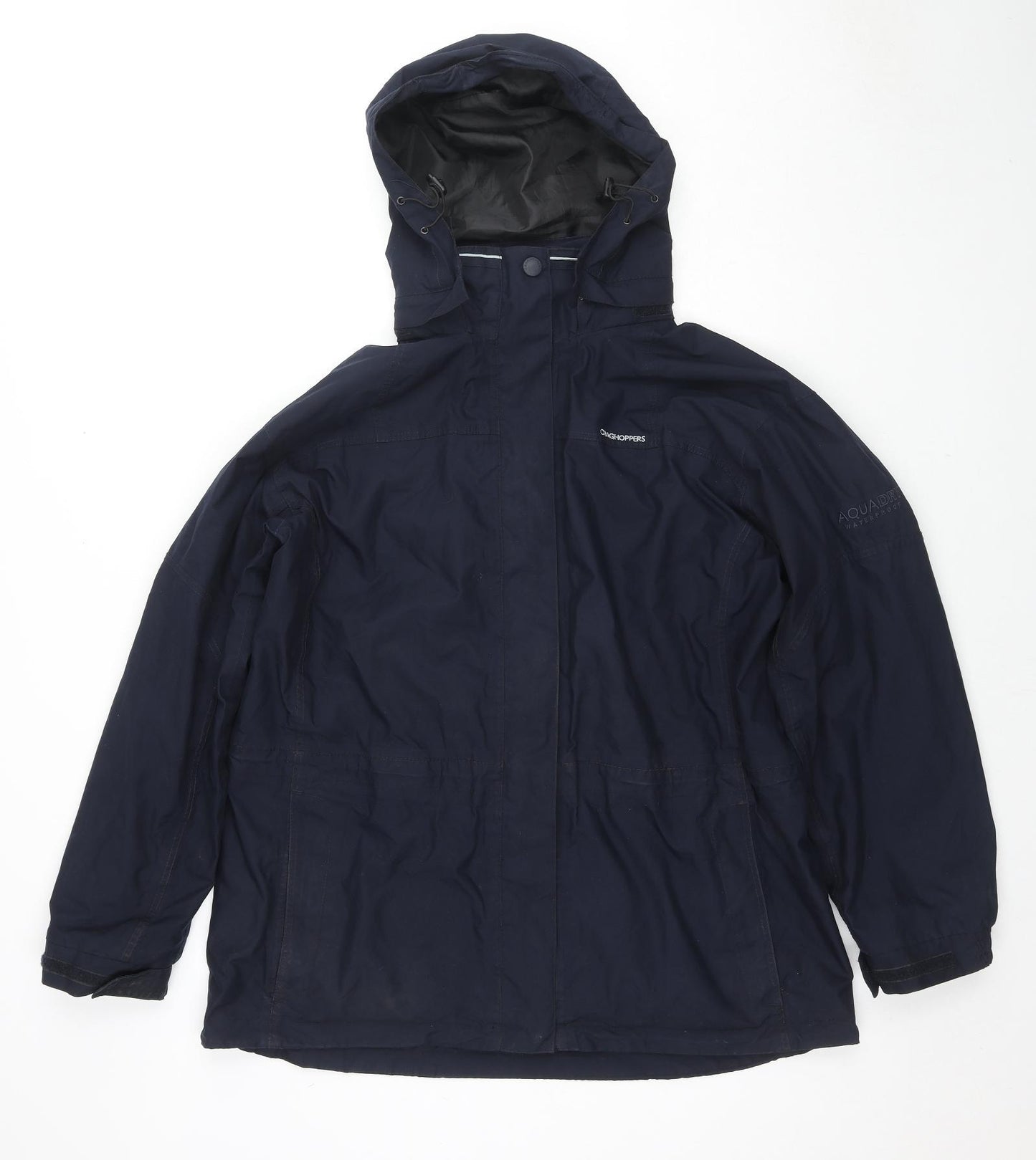 Craghoppers Womens Blue Ski Jacket Jacket Size 16 Zip - Logo