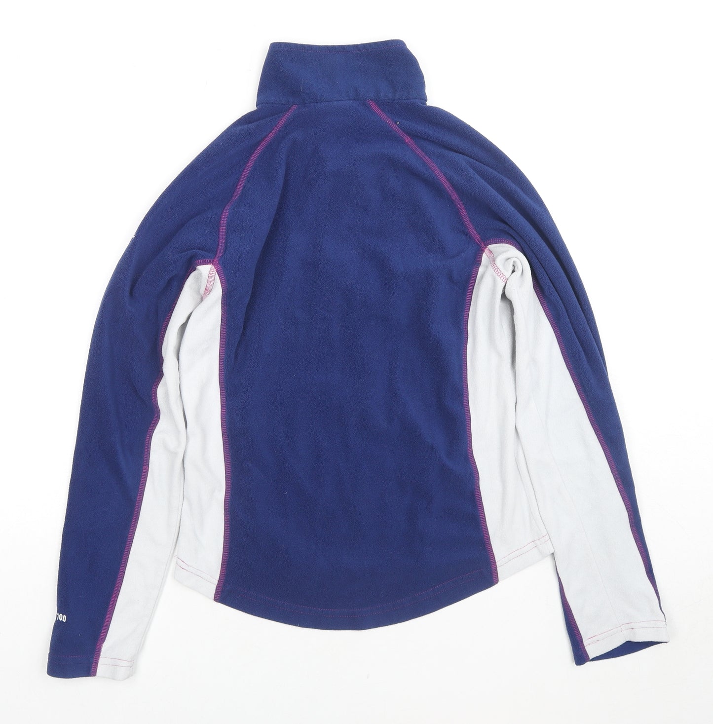 Trespass Womens Blue Colourblock Polyester Pullover Sweatshirt Size S Zip