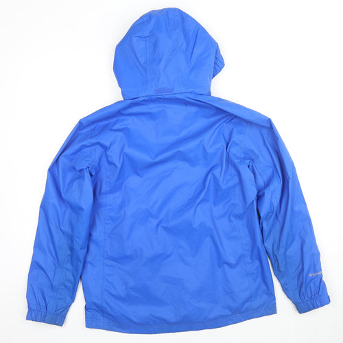 Karrimor Boys Blue Windbreaker Jacket Size 13 Years Zip - Logo