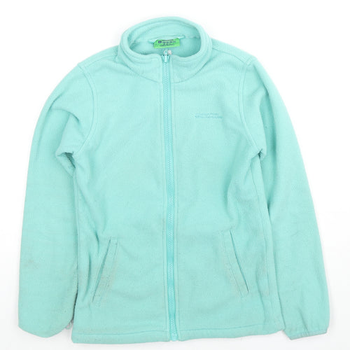 Mountain Warehouse Girls Blue Jacket Size 9-10 Years Zip
