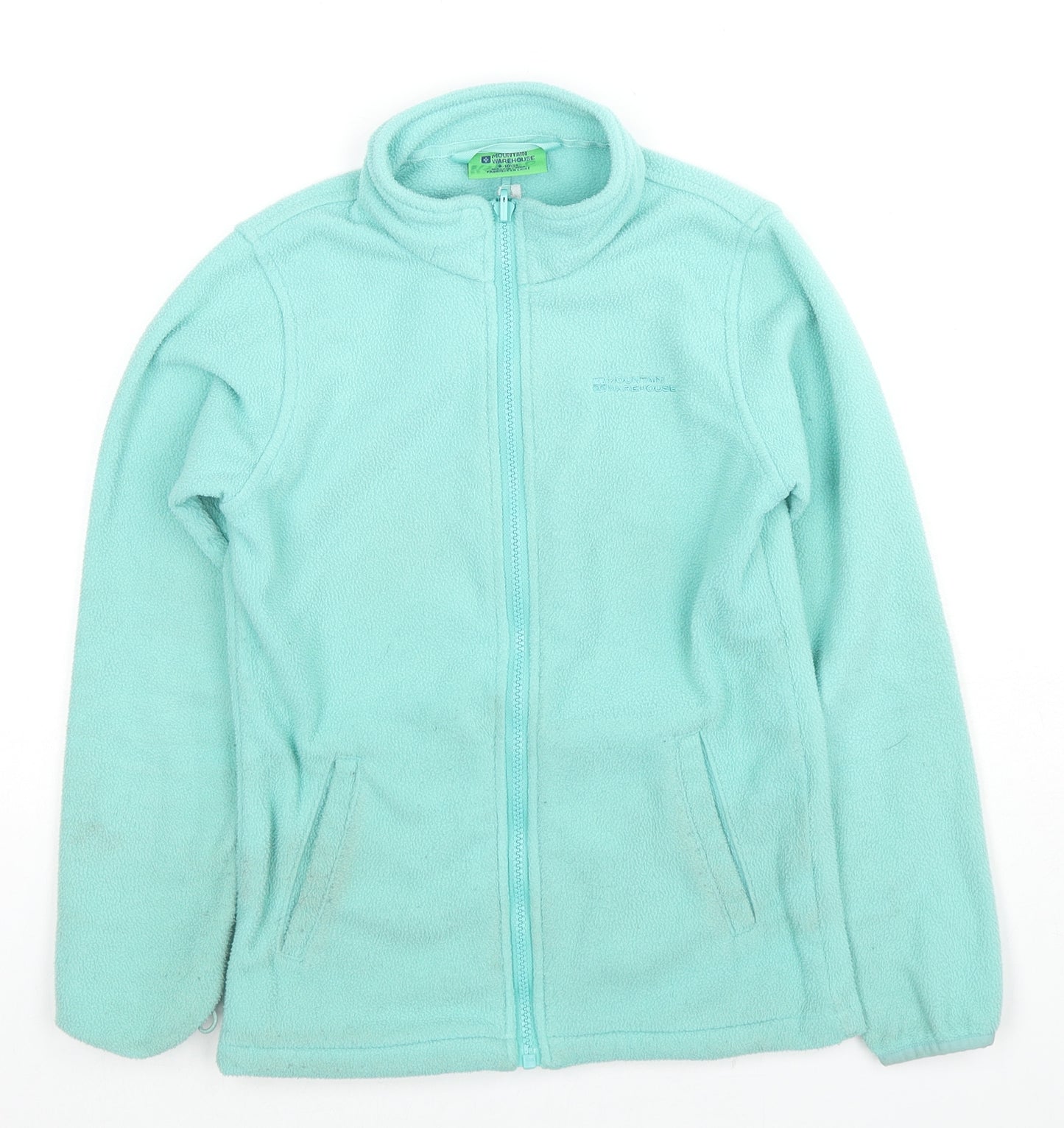Mountain Warehouse Girls Blue Jacket Size 9-10 Years Zip