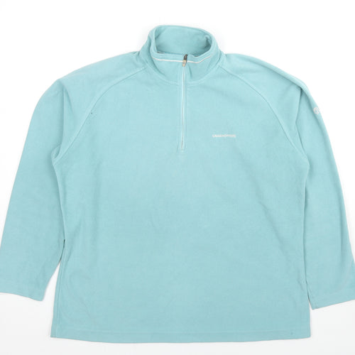 Craghoppers Womens Blue Polyester Pullover Sweatshirt Size 16 Pullover