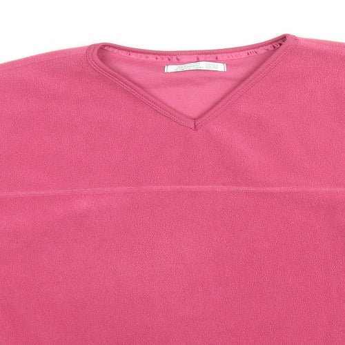 St Bernard Womens Pink Polyester Pullover Sweatshirt Size 14 Pullover - Size 14-16