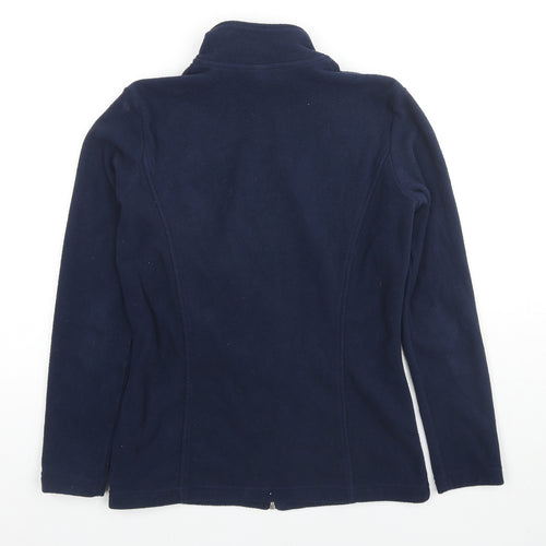 Marks and Spencer Womens Blue Jacket Size 8 Zip