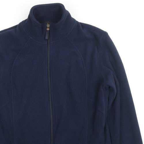 Marks and Spencer Womens Blue Jacket Size 8 Zip