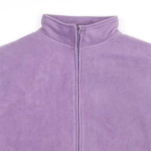 EWM Womens Purple Jacket Size 18 Zip - Size 18-20