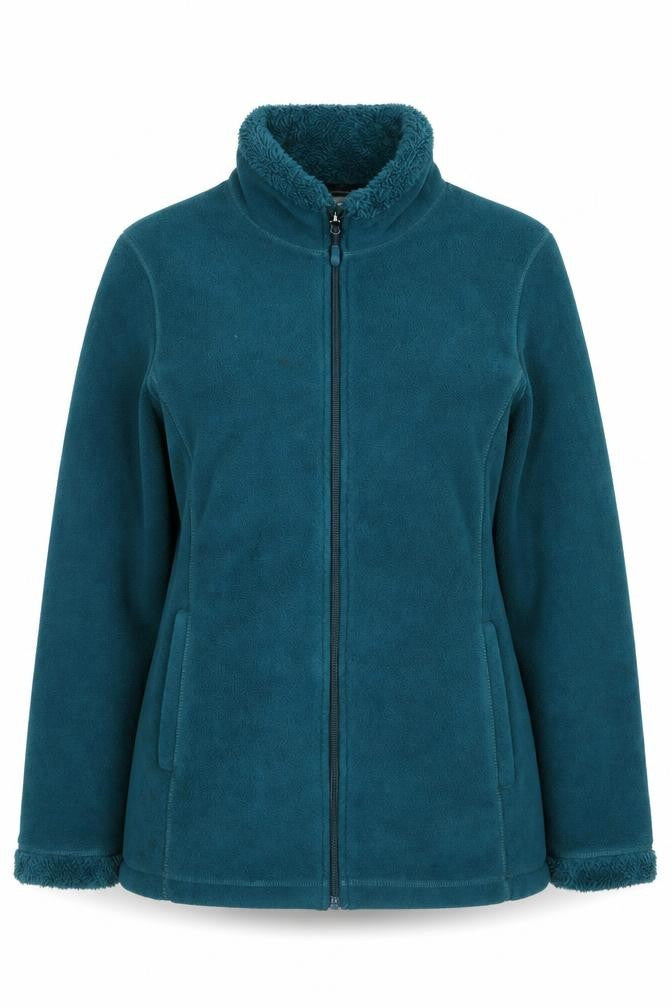 W32 Womens Blue Jacket Size M Zip - Waterproof