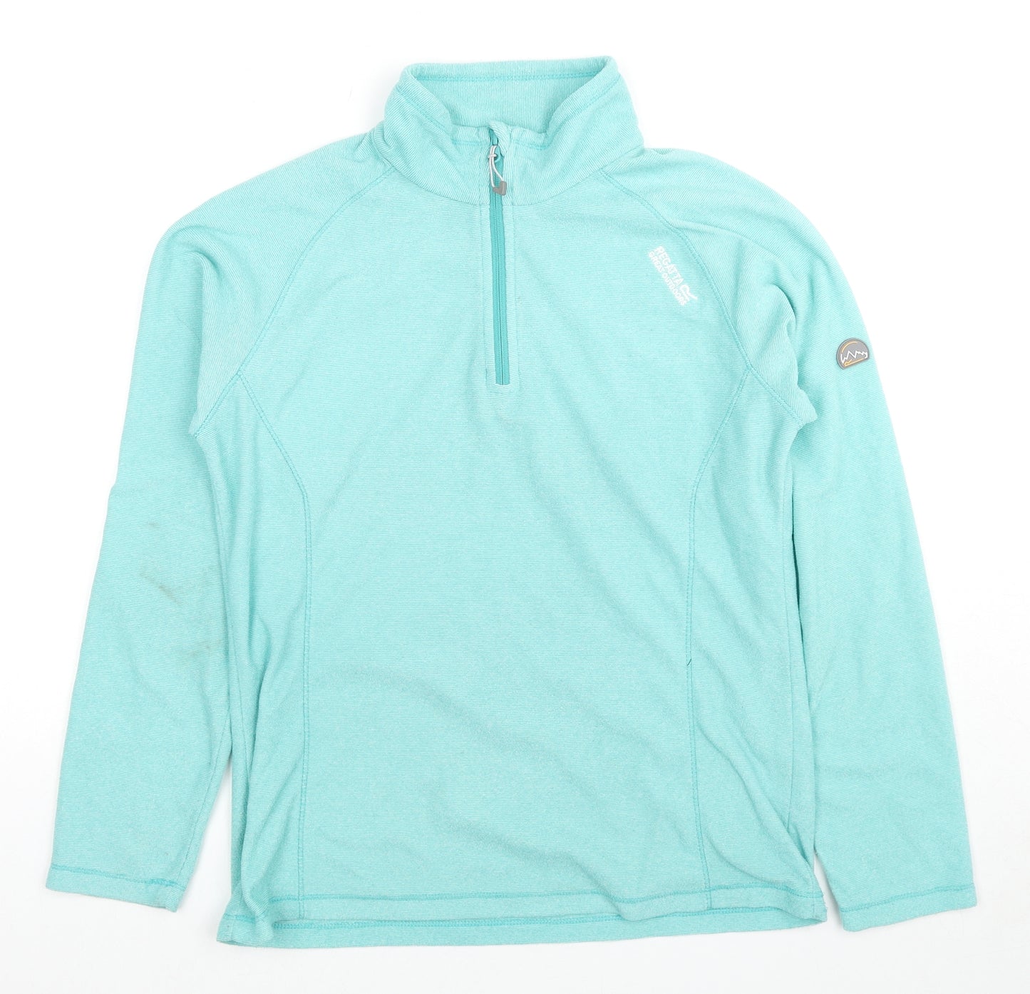 Regatta Womens Blue Polyester Pullover Sweatshirt Size 10 Pullover