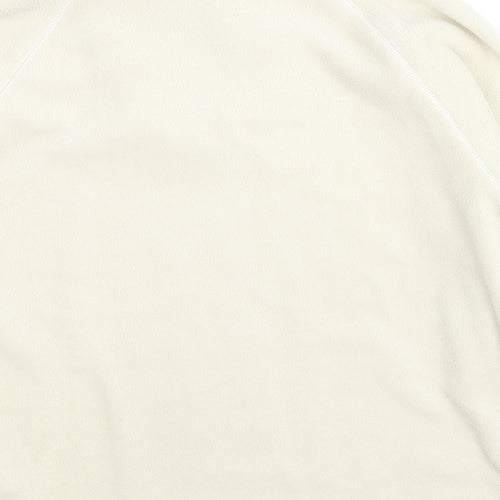 Casual Club Womens Beige Polyester Pullover Sweatshirt Size 14 Pullover