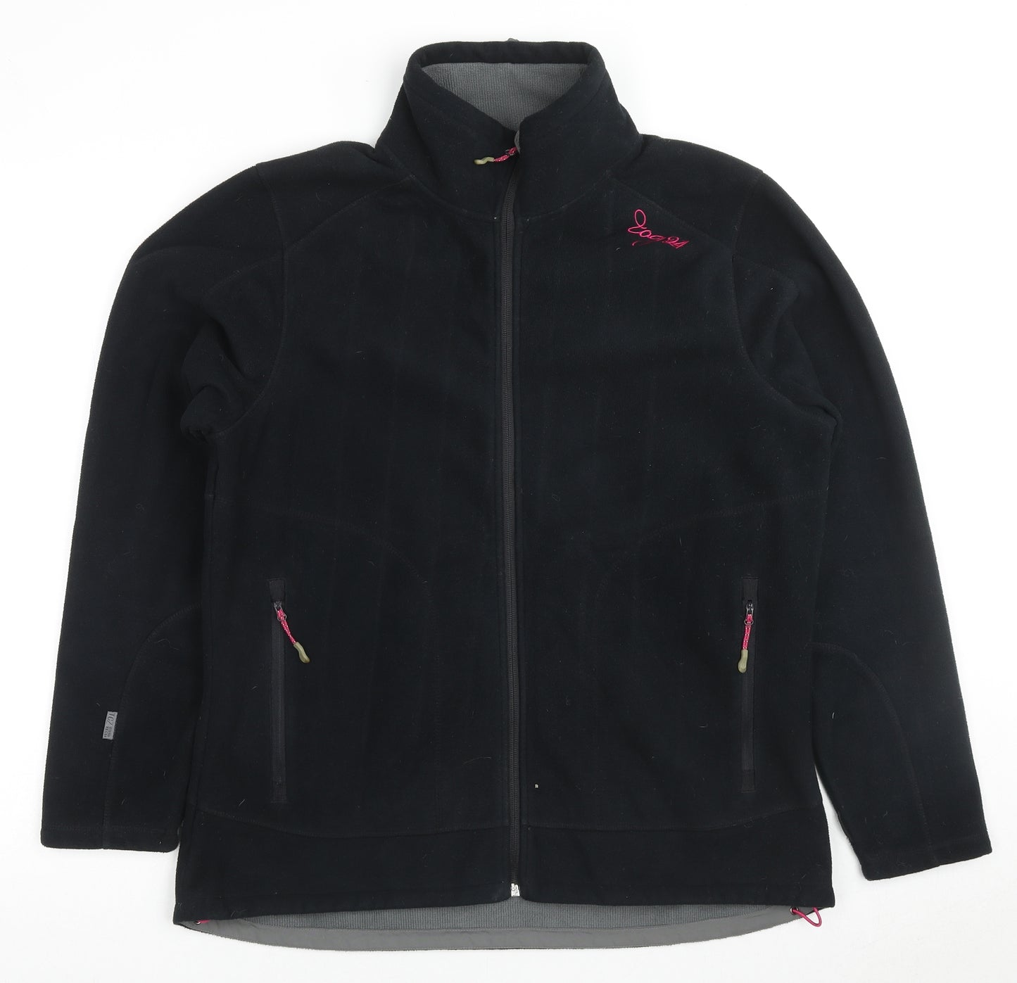 TOG24 Womens Black Jacket Size 14 Zip - Size 14-16