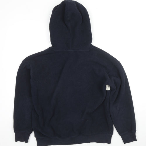 Champion Womens Blue Polyester Pullover Hoodie Size S Pullover - Logo