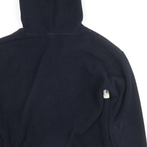 Champion Womens Blue Polyester Pullover Hoodie Size S Pullover - Logo