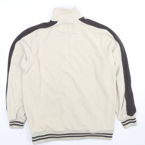 Reverse Mens Beige Jacket Size L Zip