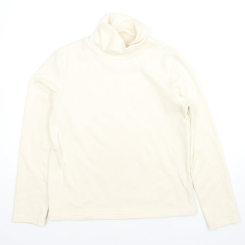 Dazy Womens Ivory Polyester Pullover Sweatshirt Size M Pullover