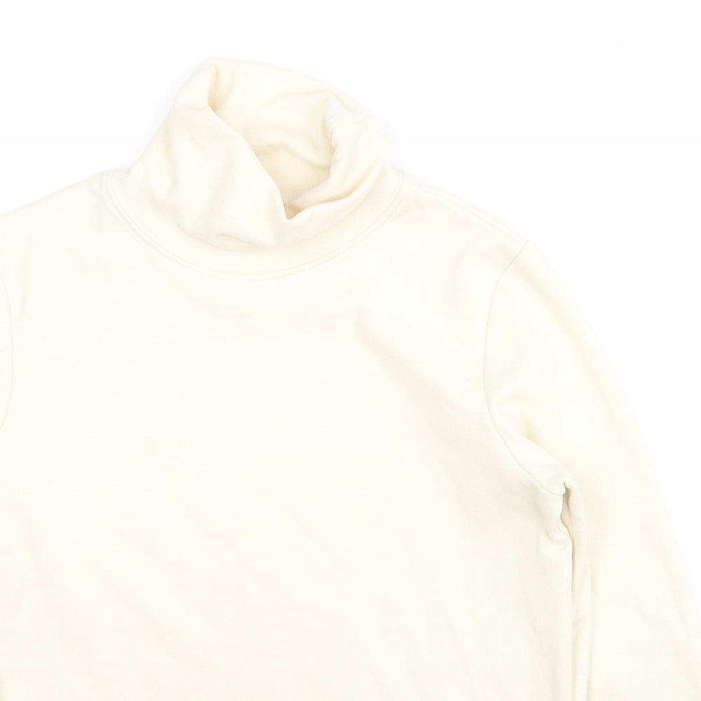 Dazy Womens Ivory Polyester Pullover Sweatshirt Size M Pullover