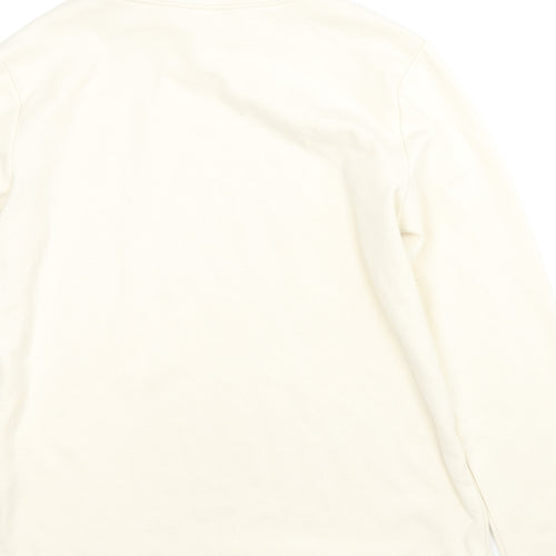 Dazy Womens Ivory Polyester Pullover Sweatshirt Size M Pullover