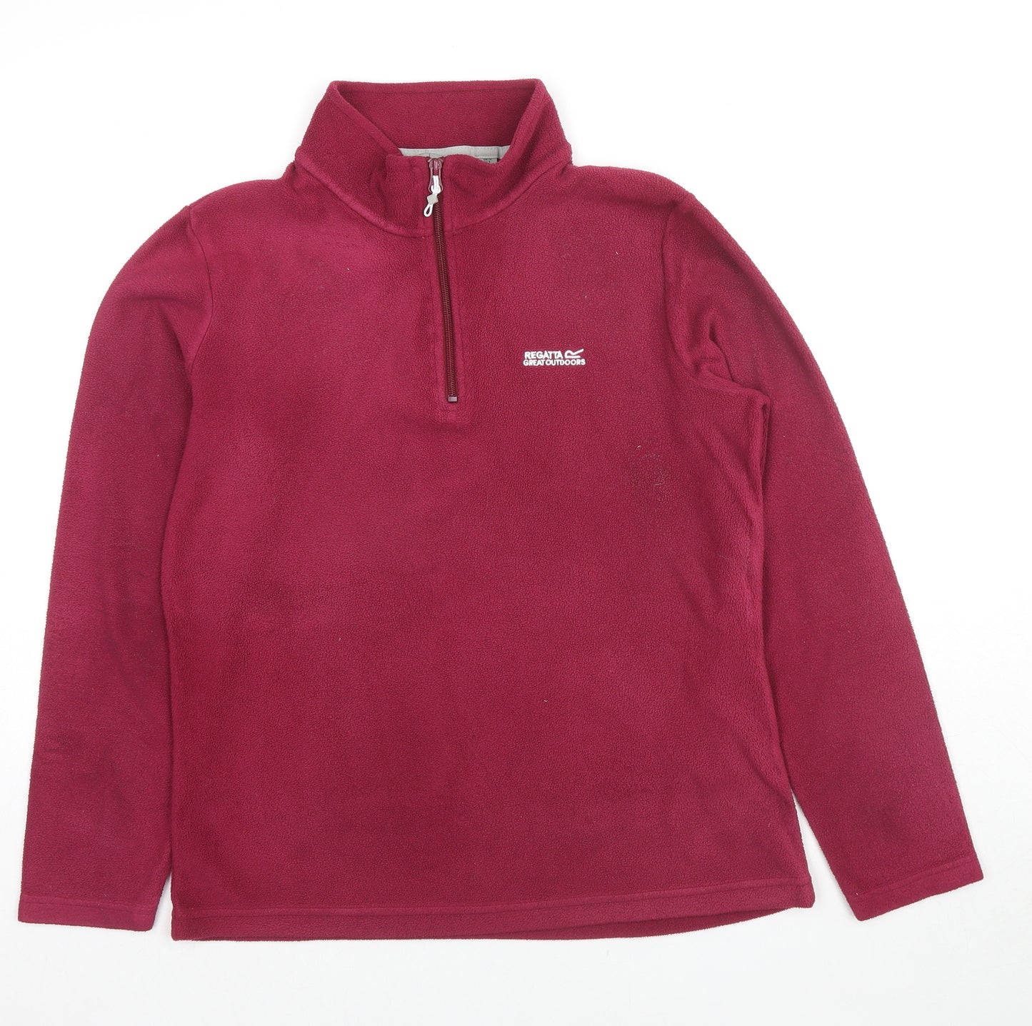 Regatta Womens Red Polyester Pullover Sweatshirt Size 12 Pullover