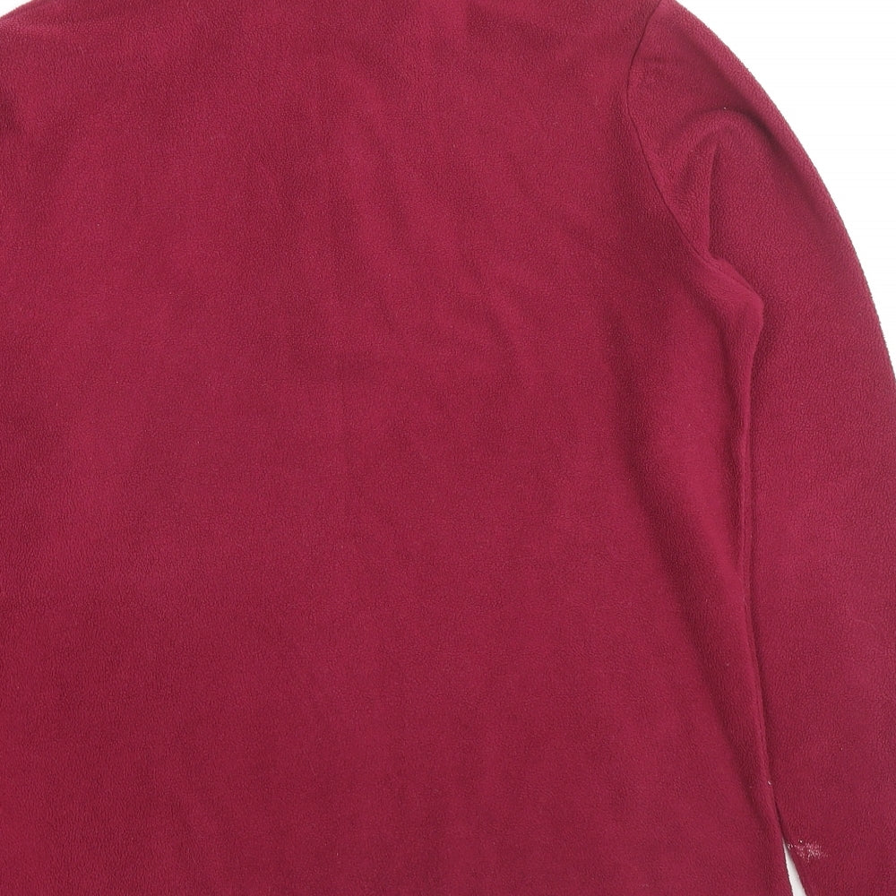 Regatta Womens Red Polyester Pullover Sweatshirt Size 12 Pullover