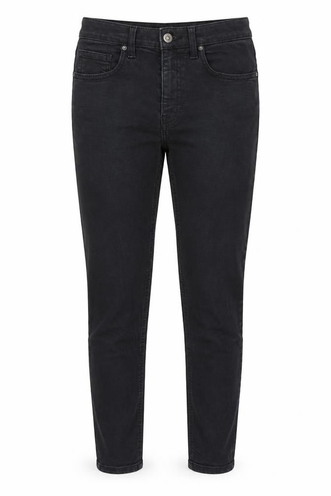 Topshop Womens Black Cotton Skinny Jeans Size 28 in L27 in Regular Zip