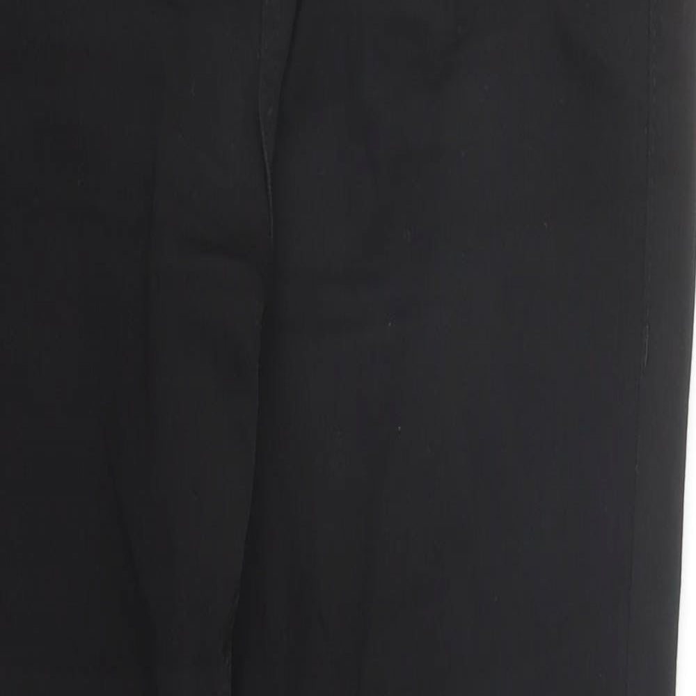 Marks and Spencer Womens Black Cotton Skinny Jeans Size 14 L30 in Regular Zip
