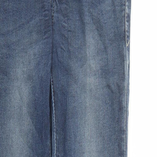 Miss BonBon Womens Blue Cotton Skinny Jeans Size S L28 in Regular Zip