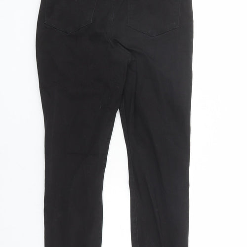 Denim & Co. Womens Black Cotton Skinny Jeans Size 8 L29 in Regular Zip