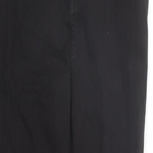Denim & Co. Womens Black Cotton Skinny Jeans Size 8 L29 in Regular Zip