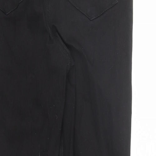 Denim & Co. Womens Black Cotton Skinny Jeans Size 8 L29 in Regular Zip
