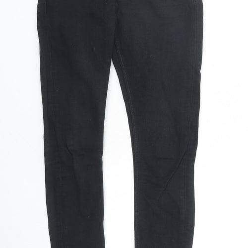 Zara Womens Black Cotton Skinny Jeans Size 28 in L30 in Regular Zip