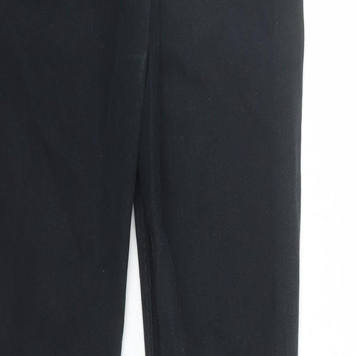 Zara Womens Black Cotton Skinny Jeans Size 28 in L30 in Regular Zip