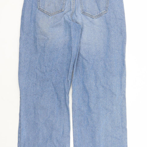 American Original Womens Blue Cotton Straight Jeans Size 28 in L28 in Regular Zip