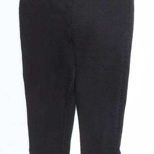 Matalan Womens Black Cotton Jegging Jeans Size 10 L20 in Regular - Elasticated Waist