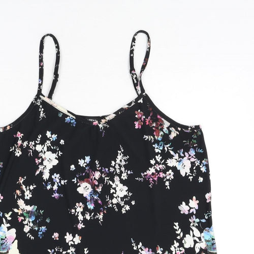 Warehouse Womens Multicoloured Floral Polyester Camisole Tank Size 12 Scoop Neck
