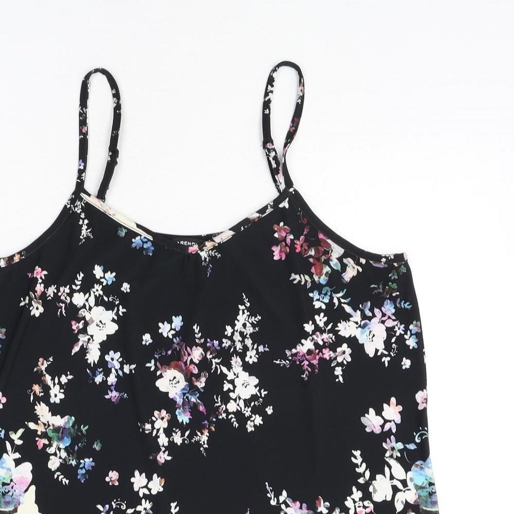 Warehouse Womens Multicoloured Floral Polyester Camisole Tank Size 12 Scoop Neck